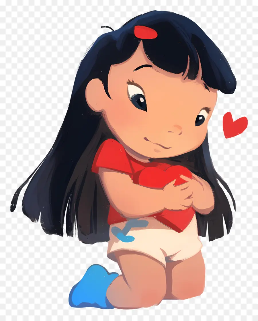 Lilo Pelekai，Menina Com Coração PNG