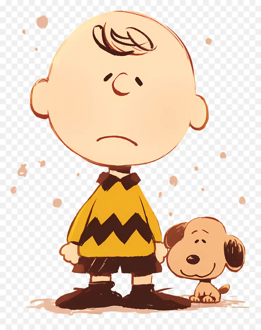 Charlie Brown，Menino E Cachorro De Desenho Animado PNG