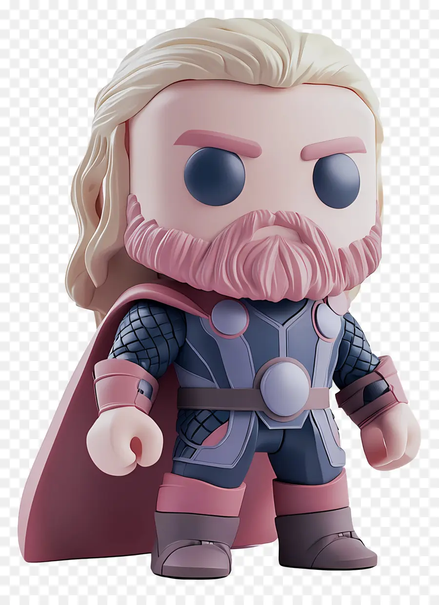 Thor，Figura Guerreira Loira PNG