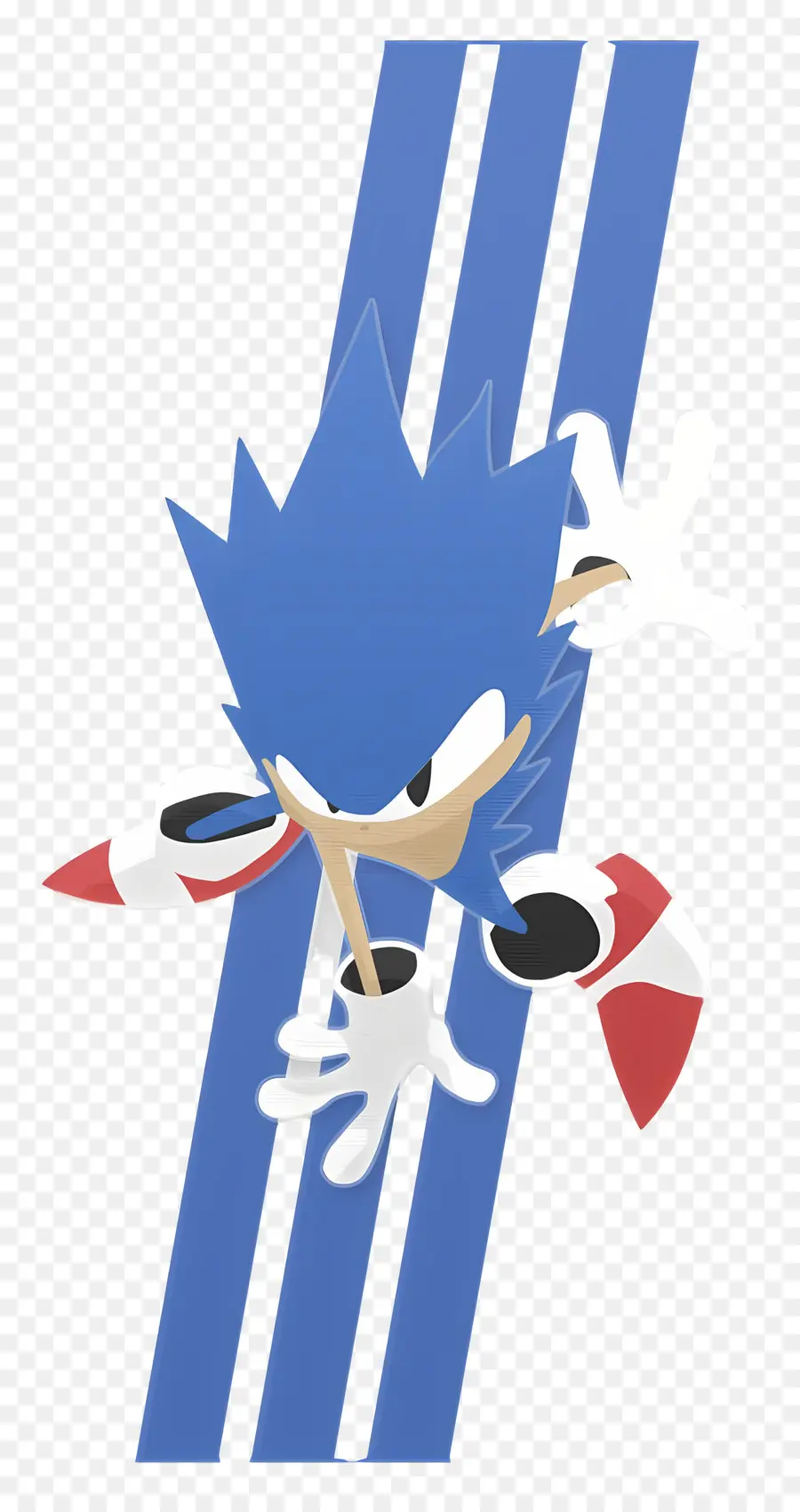 Sonic O Ouriço，Personagem Azul Em Movimento PNG