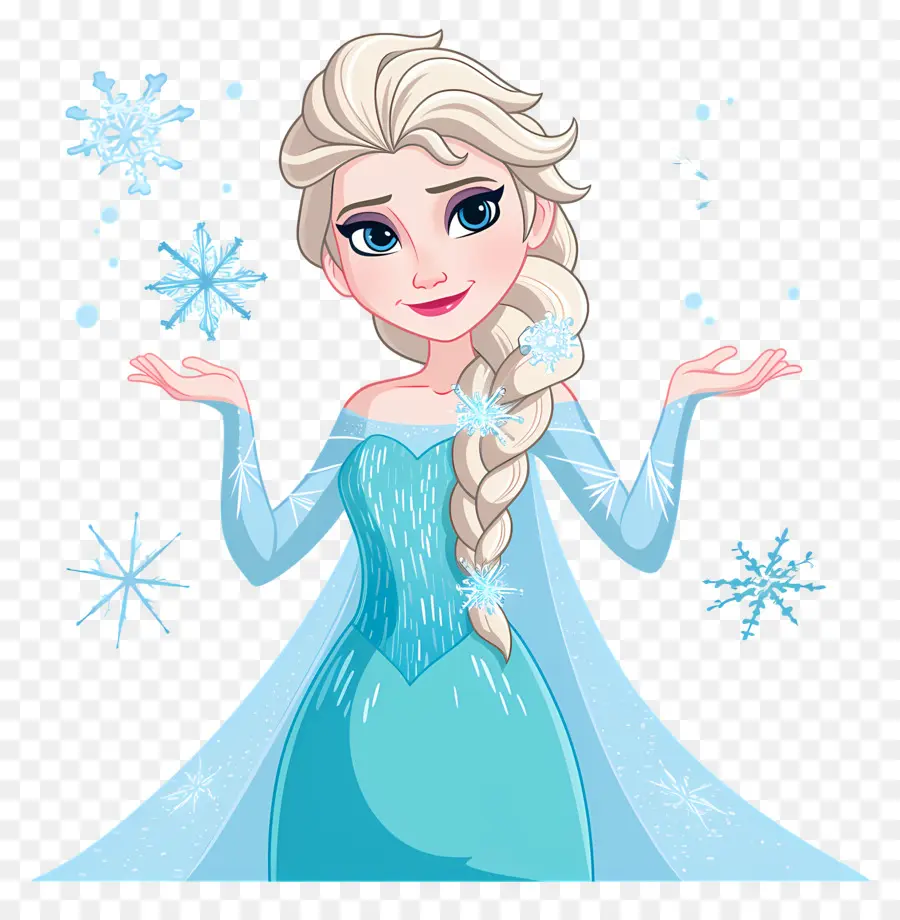 Princesa Elsa Congelada，Rainha Do Gelo PNG