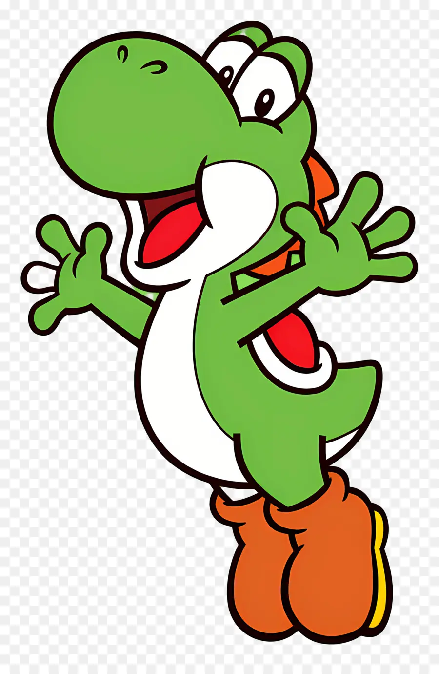 Super Mário，Personagem De Dinossauro Verde PNG