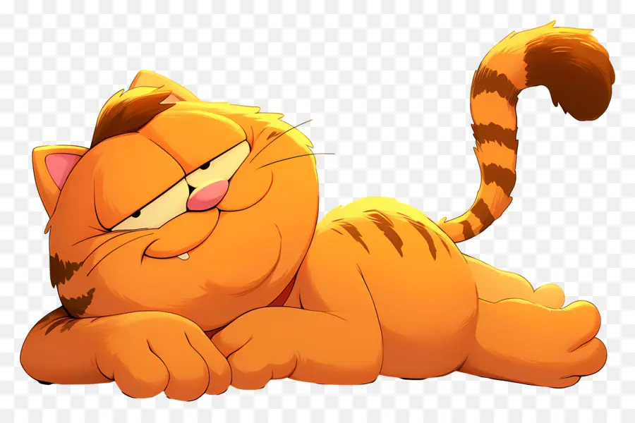 Garfield，Tigre Laranja PNG