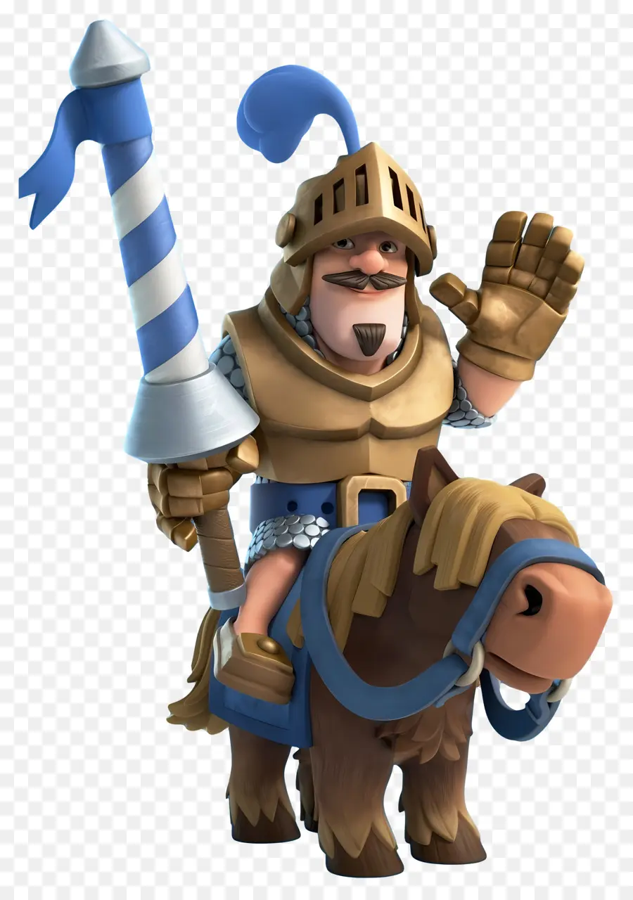 Clash Royale，Cavaleiro A Cavalo PNG