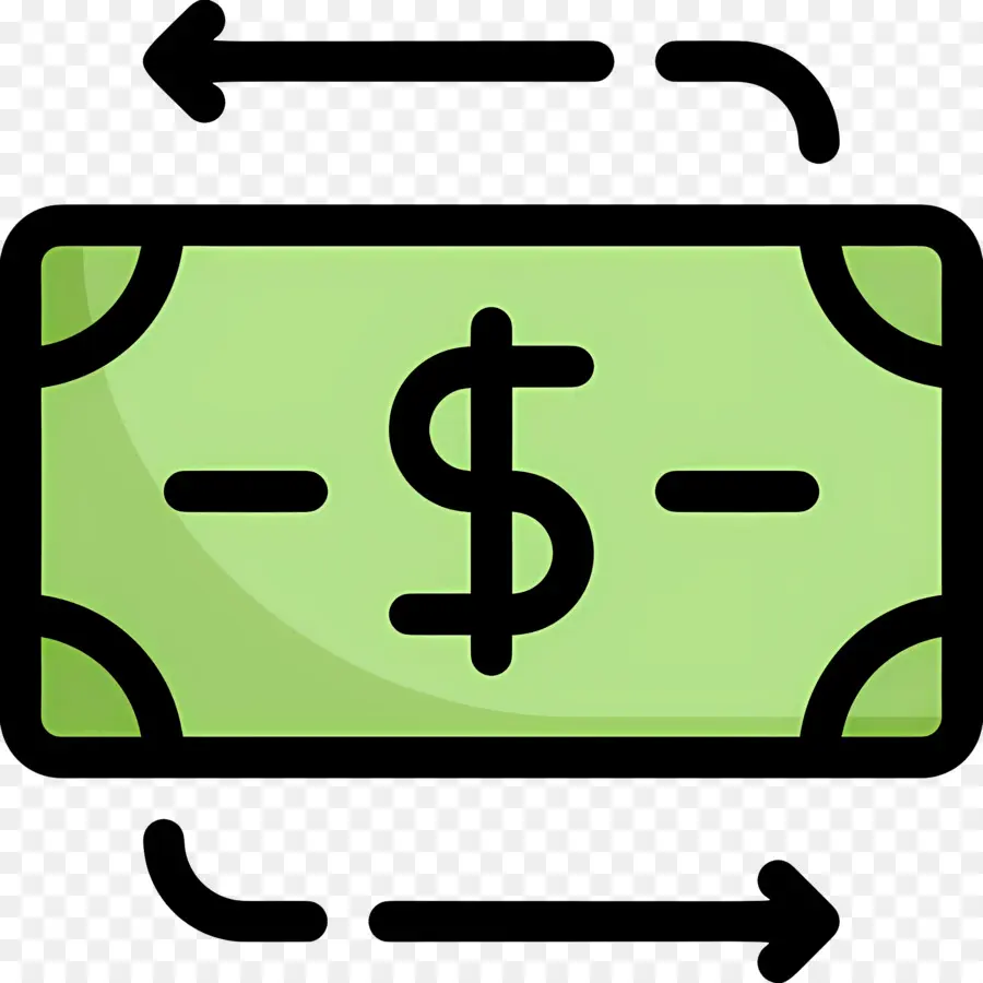 Fluxo De Investimento，Nota De Dólar PNG