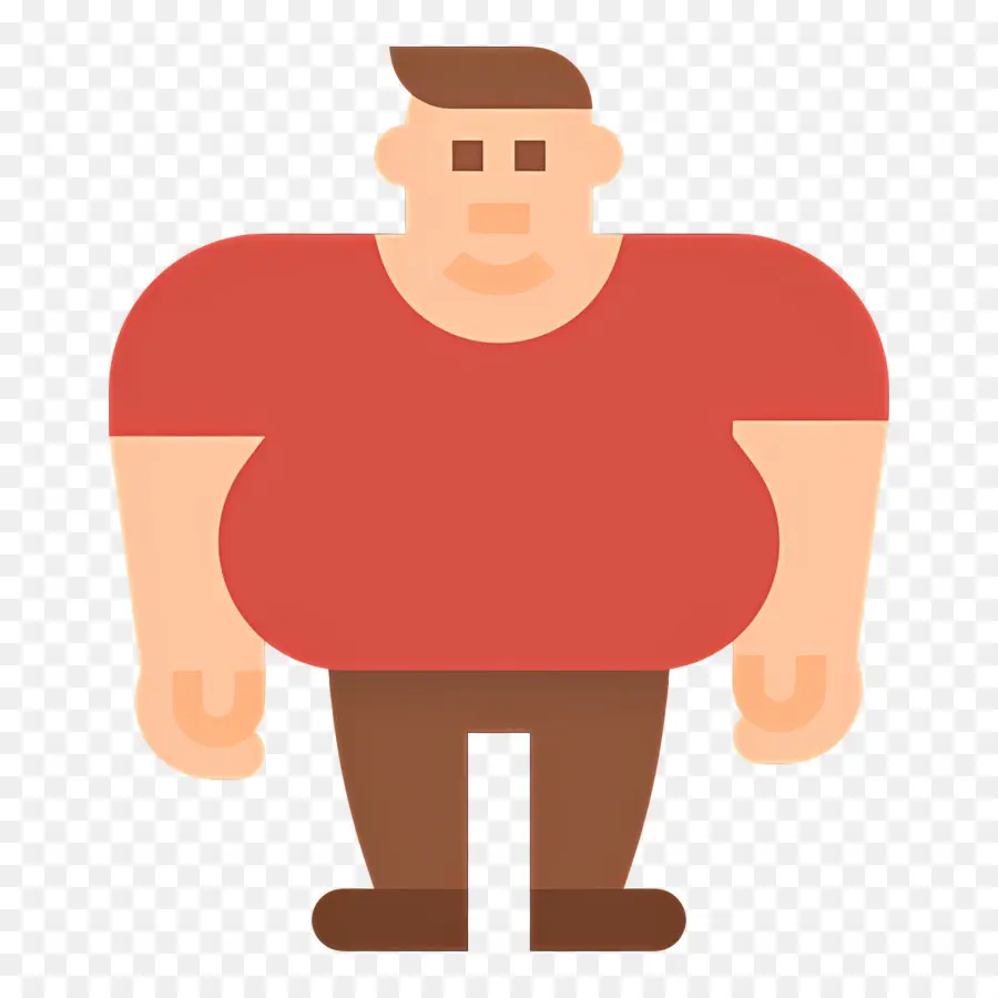 Obesidade，Homem Dos Desenhos Animados PNG