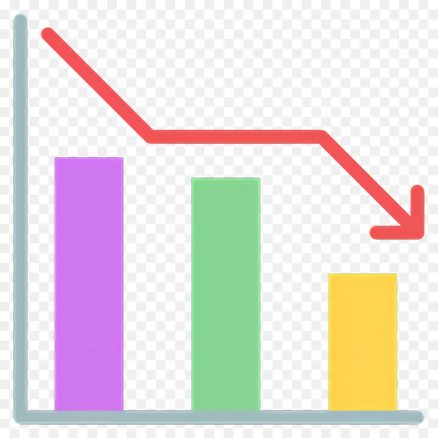 Investimento Em Queda，Gráfico Declinante PNG