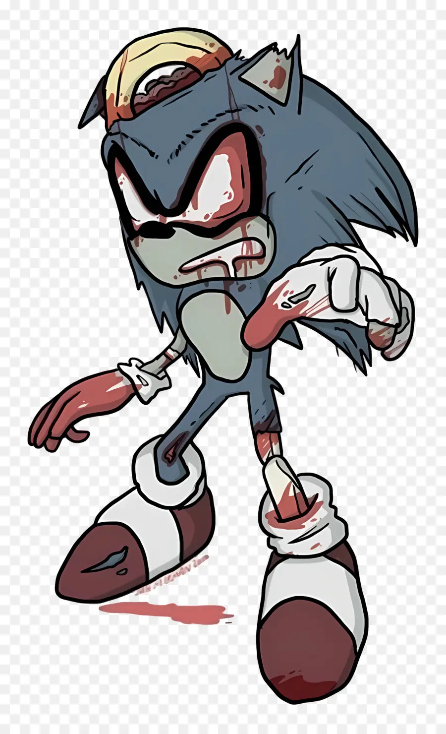 Sonic O Ouriço，Ouriço Zumbi PNG