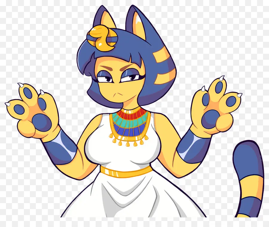 Travessia De Animais，Personagem De Gato Egípcio PNG