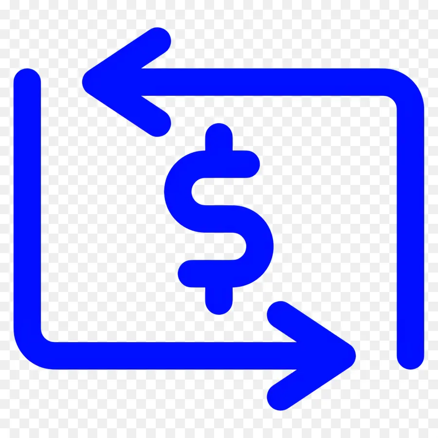 Fluxo De Investimento，Sinal De Dólar Com Setas PNG