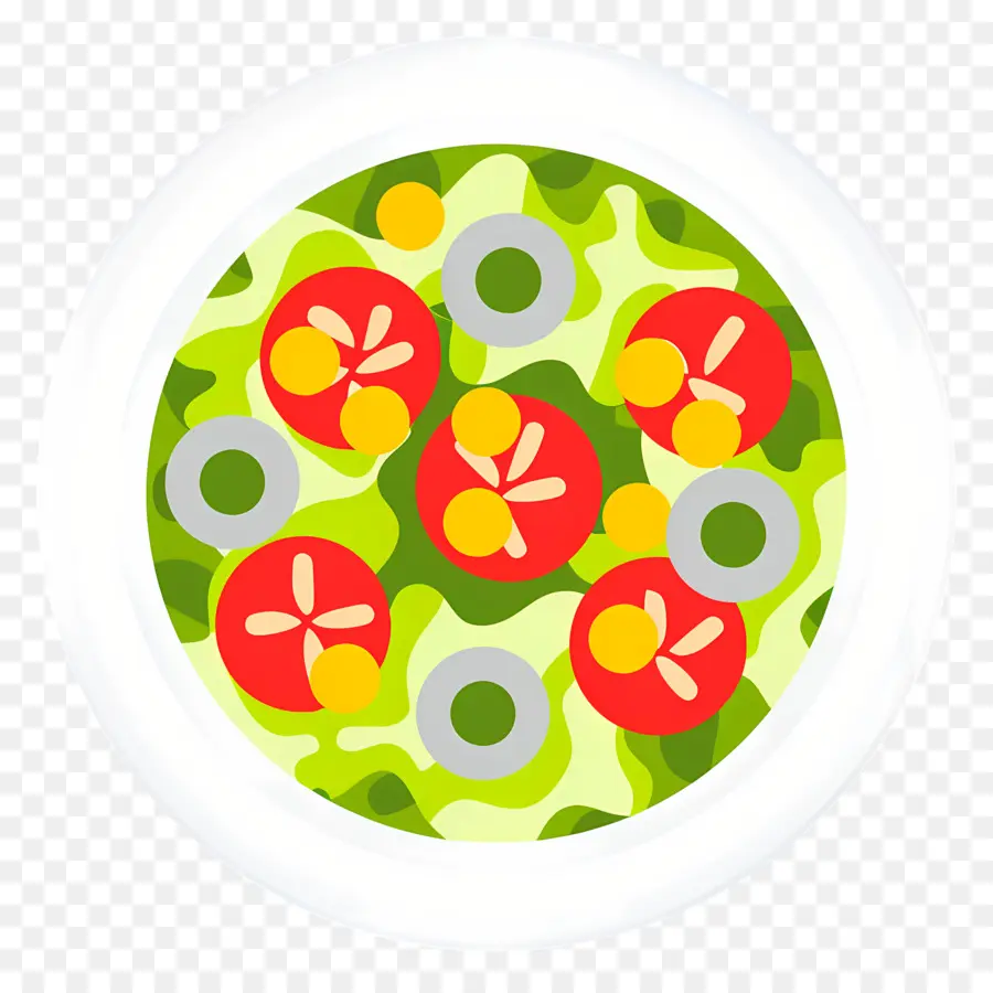 Salada De Desenho Animado，Salada De Legumes PNG