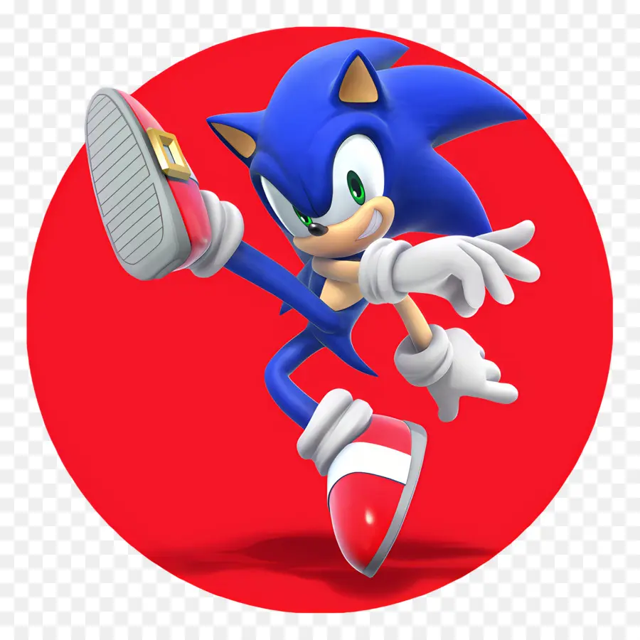 Sonic O Ouriço，Personagem Azul Em Ação PNG