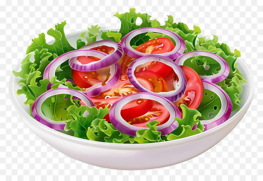 Salada De Desenho Animado，Salada De Cebola PNG