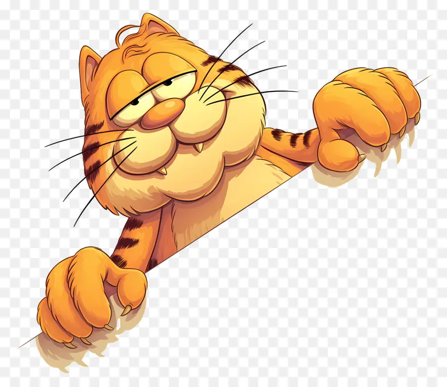 Garfield，Gato Laranja PNG