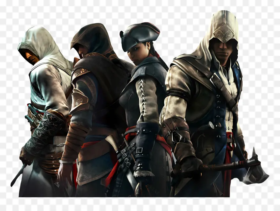 Assassins Creed，Personagens Encapuzados PNG