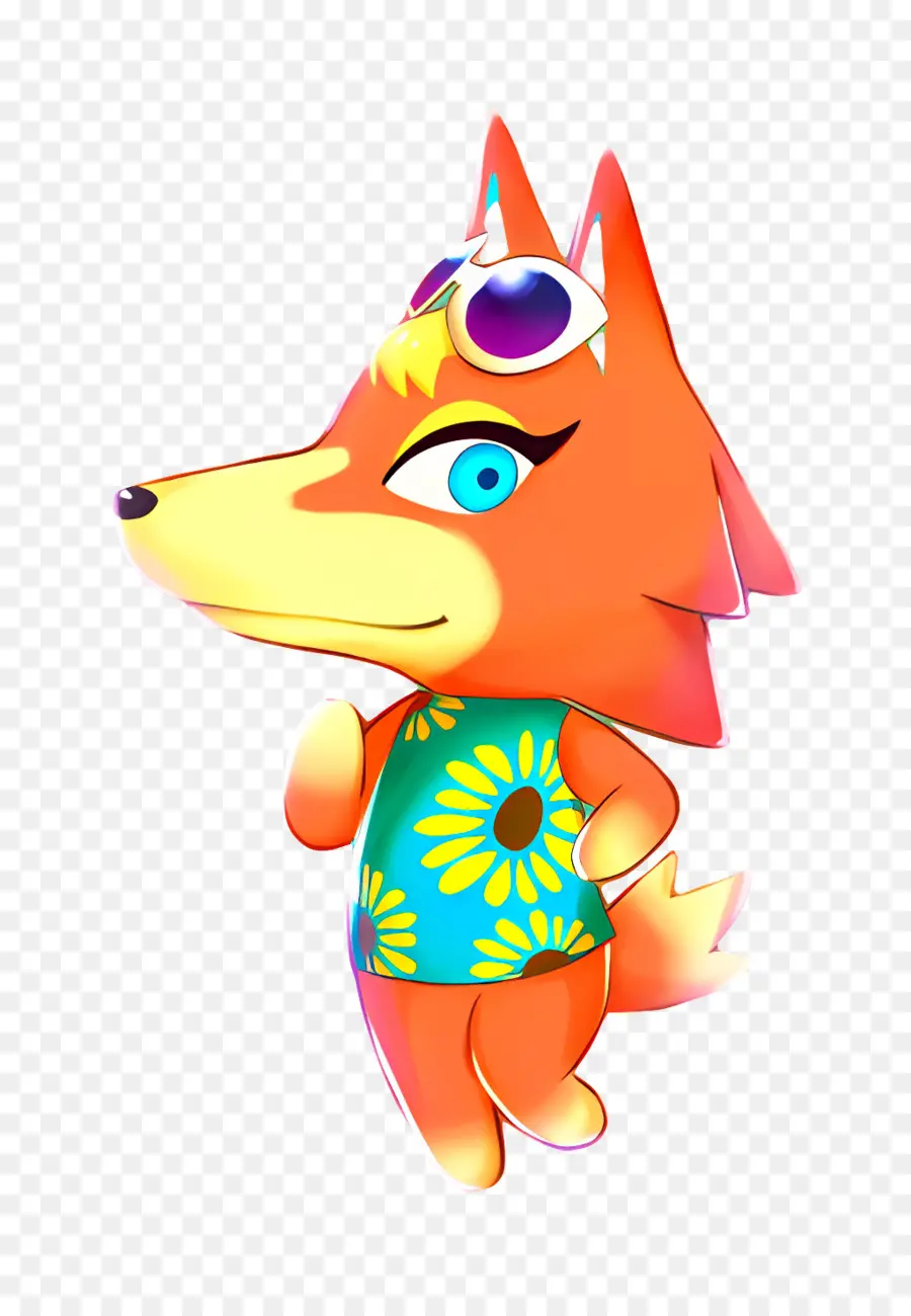 Travessia De Animais，Personagem Raposa Laranja PNG