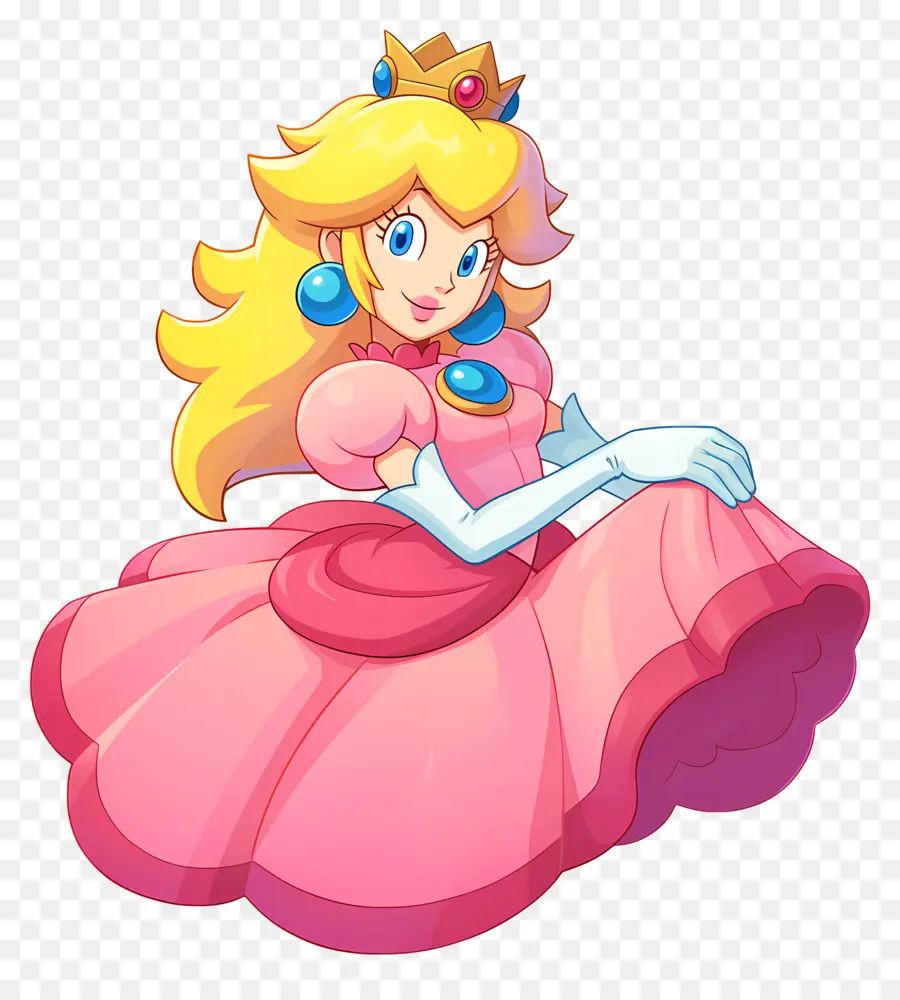 Princesa Pêssego，Princesa Com Guarda Sol PNG