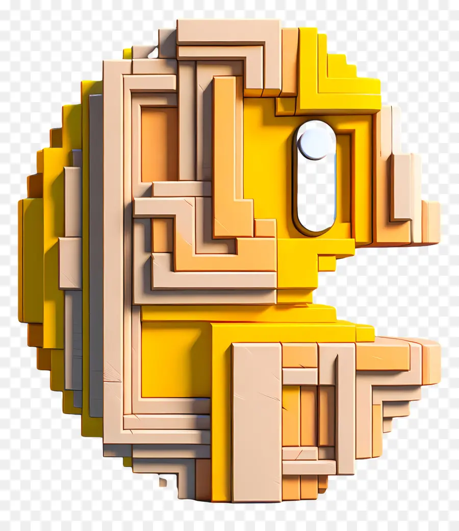 Homem Pac，Pac Man Geométrico PNG