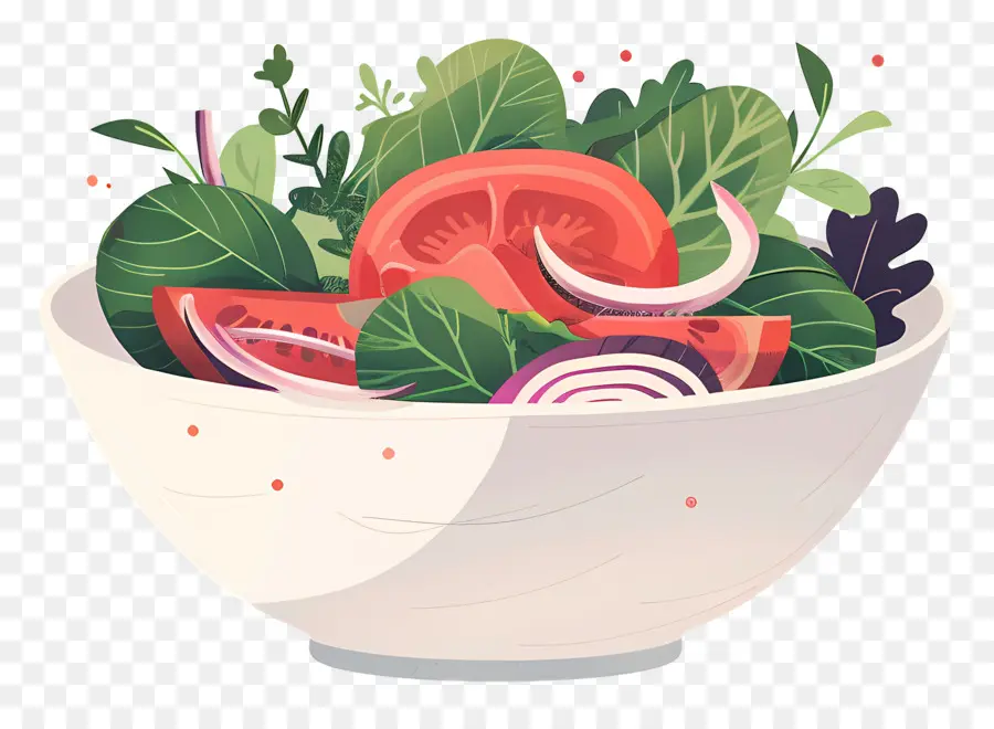 Salada De Desenho Animado，Salada De Legumes PNG