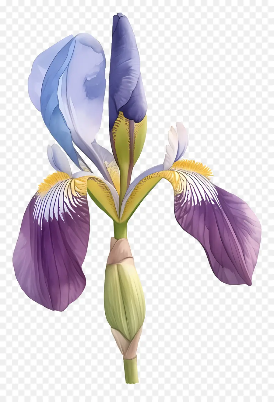 Íris Argelina，Flor De íris PNG