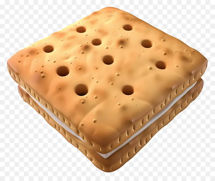 Biscoito Salgado，Biscoito Quadrado PNG