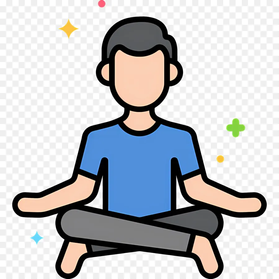 Meditação，Ioga PNG