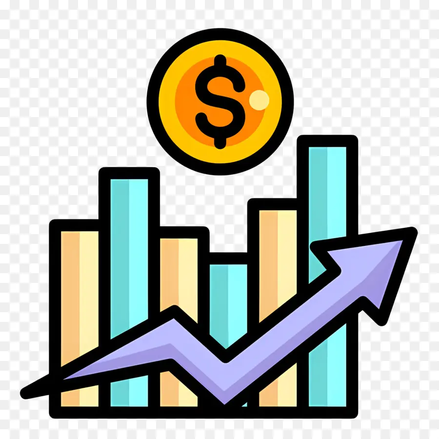 Mercado De Ações，Crescimento Financeiro PNG