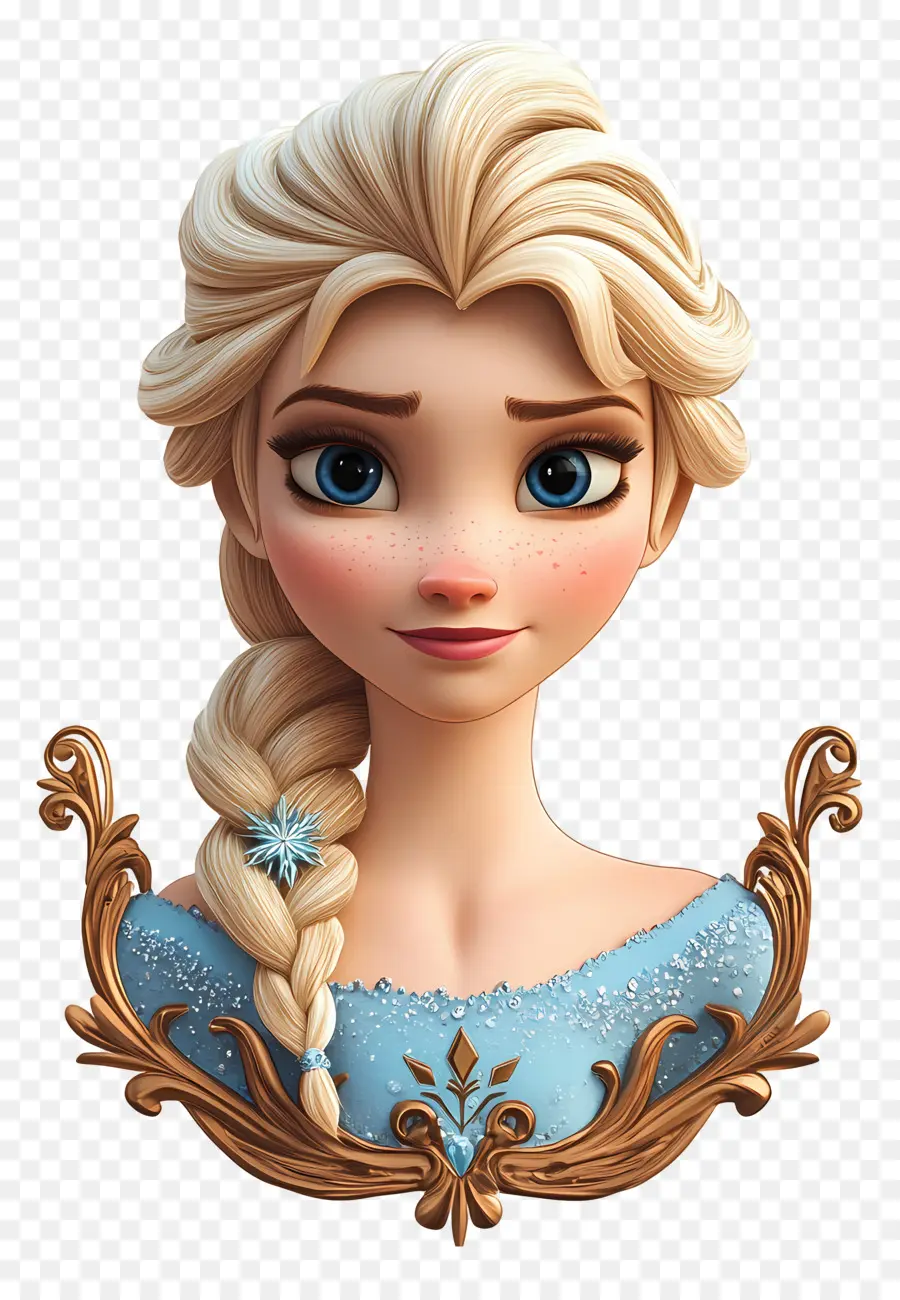 Princesa Elsa，Personagem Animado PNG