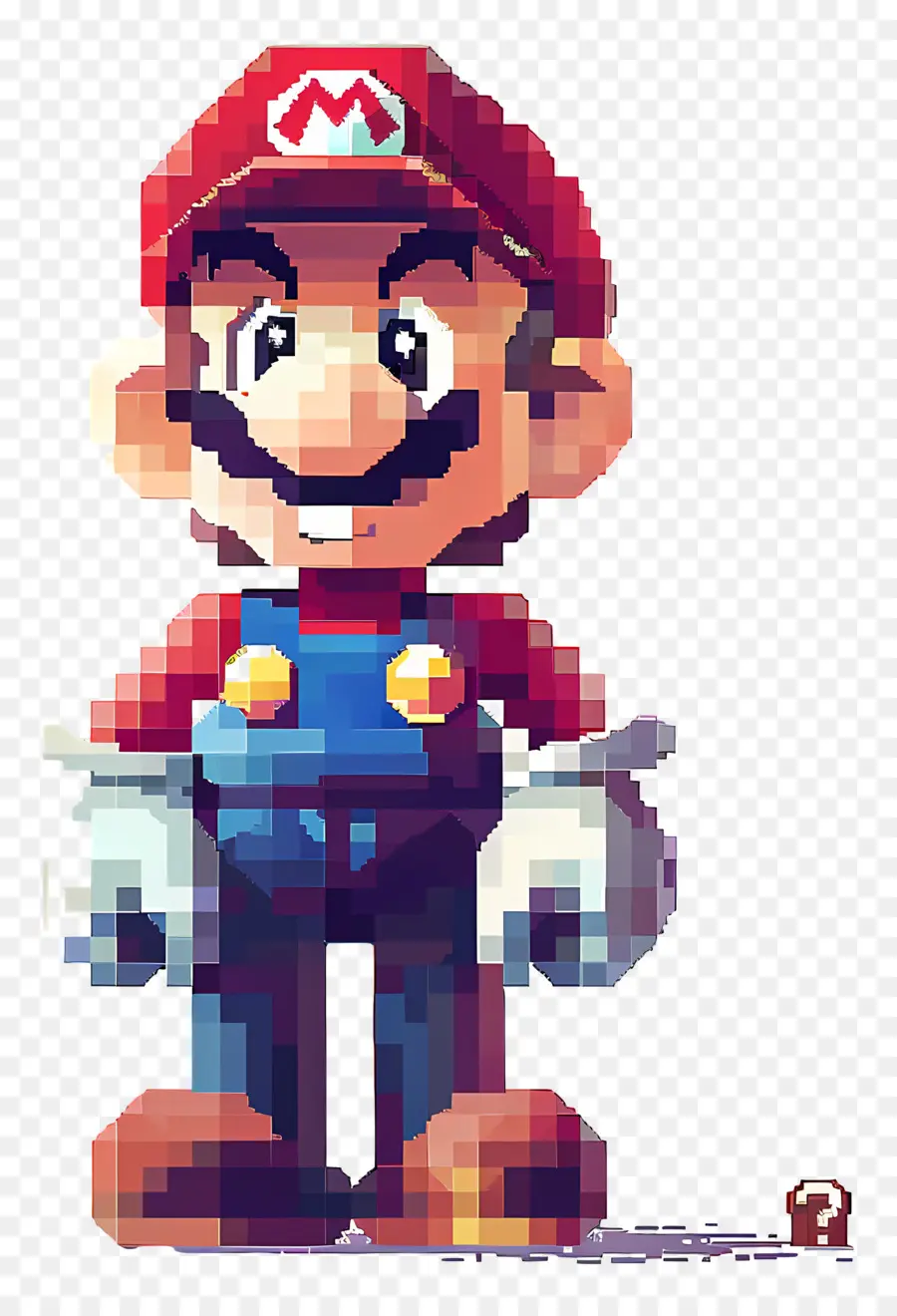 Pixel Mário，Personagem De Pixel PNG