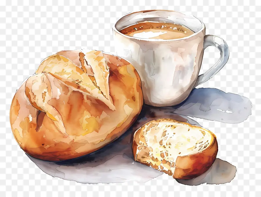 Pão Panera，Café E Pão PNG