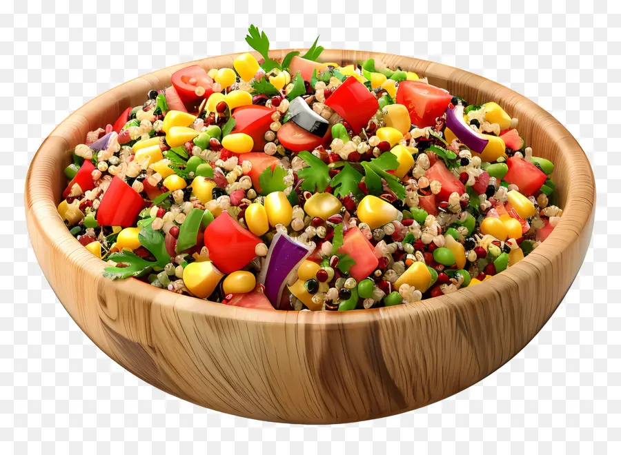 Salada De Quinua，Tigela De Salada PNG