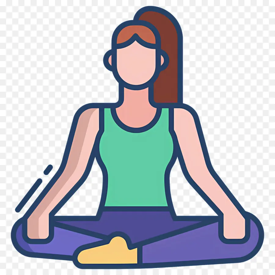 Meditação，Postura De Ioga PNG