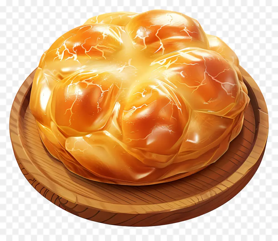 Pão Cozido No Vapor，Pão Brilhante PNG