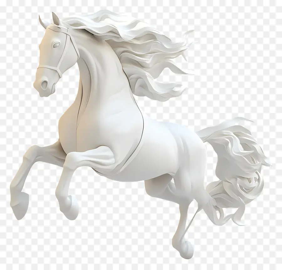 Vaqueiro，Cavalo Branco PNG