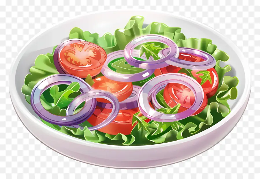 Salada De Desenho Animado，Salada Com Legumes PNG