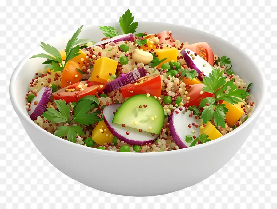 Salada De Quinua，Vegetais PNG