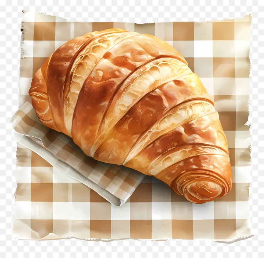 Pão Panera，Croissant PNG