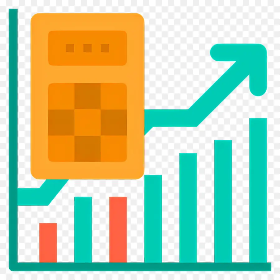 Mercado De Ações，Calculadora Com Gráfico De Barras PNG