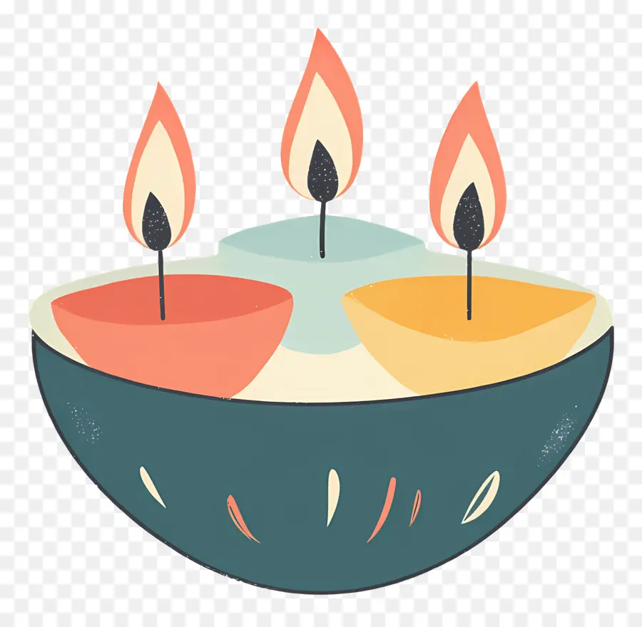 Lâmpadas De Diwali，Velas PNG