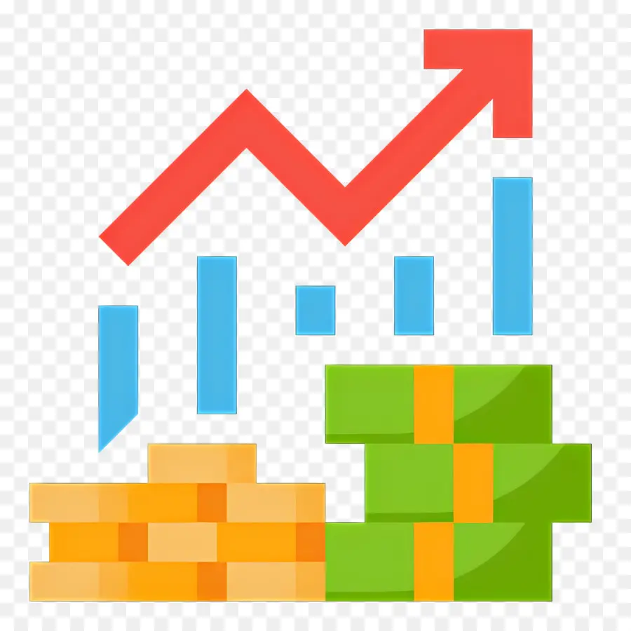 Mercado De Ações，Crescimento Financeiro PNG