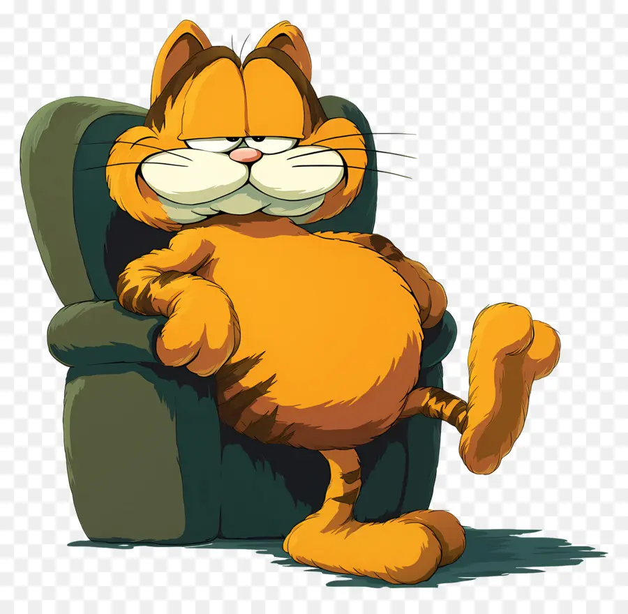 Garfield，Gato Laranja PNG