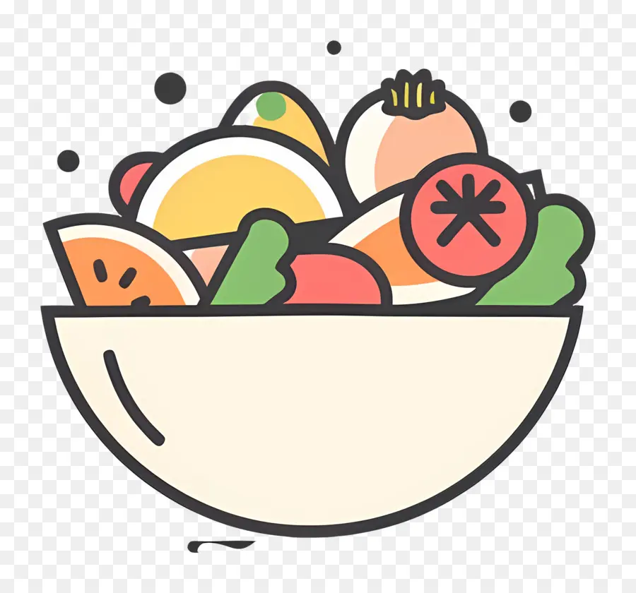 Salada De Desenho Animado，Salada PNG