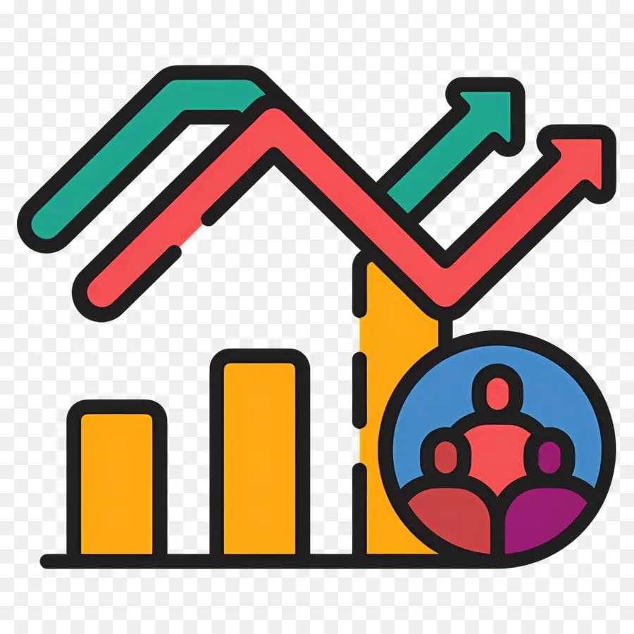 Mercado De Ações，Gráfico E Pessoas PNG