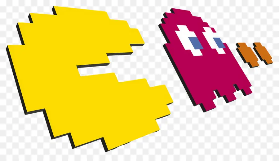 Homem Pac，Pac Man Amarelo PNG