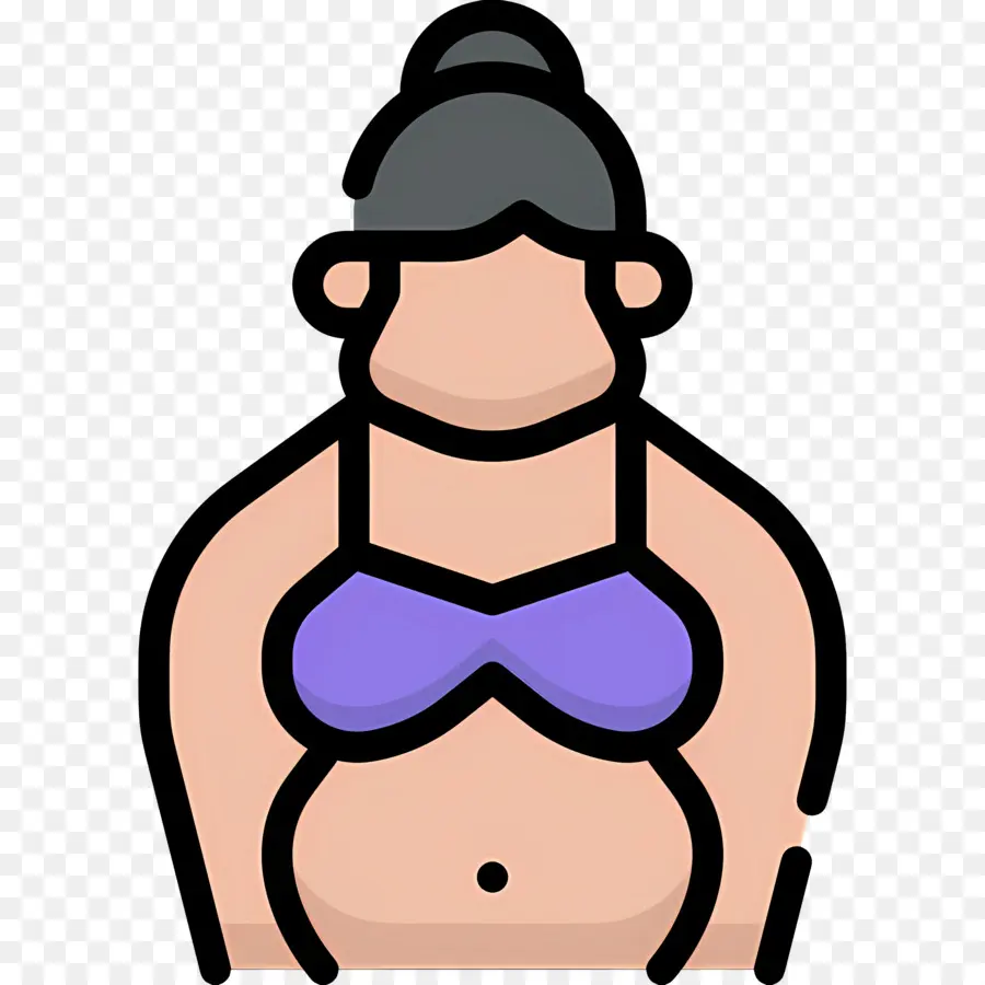 Obesidade，Mulher De Biquíni PNG