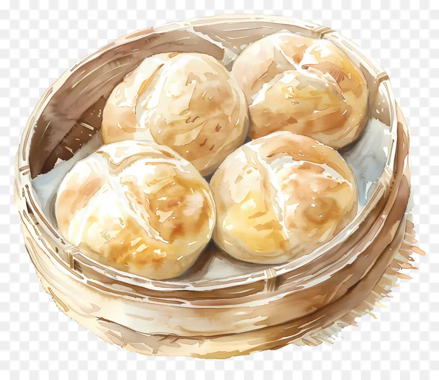 Pão Cozido No Vapor，Pães Cozidos No Vapor PNG