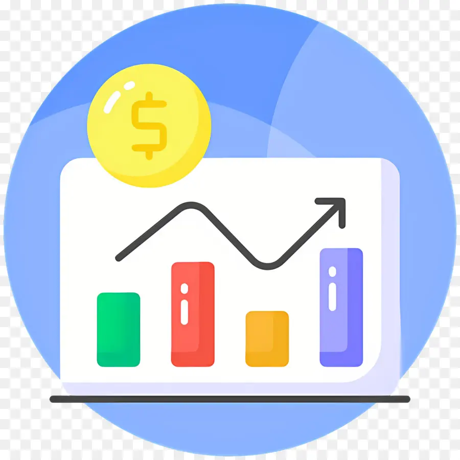 Mercado De Ações，Gráfico Com Dólar PNG