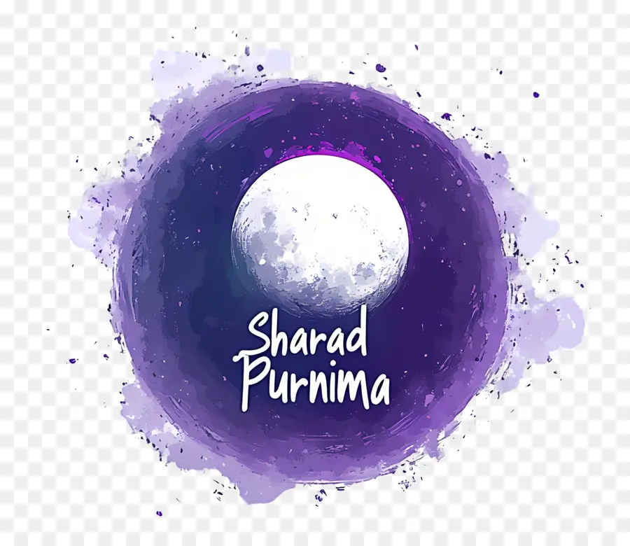 Sharad Purnima，Lua Roxa PNG