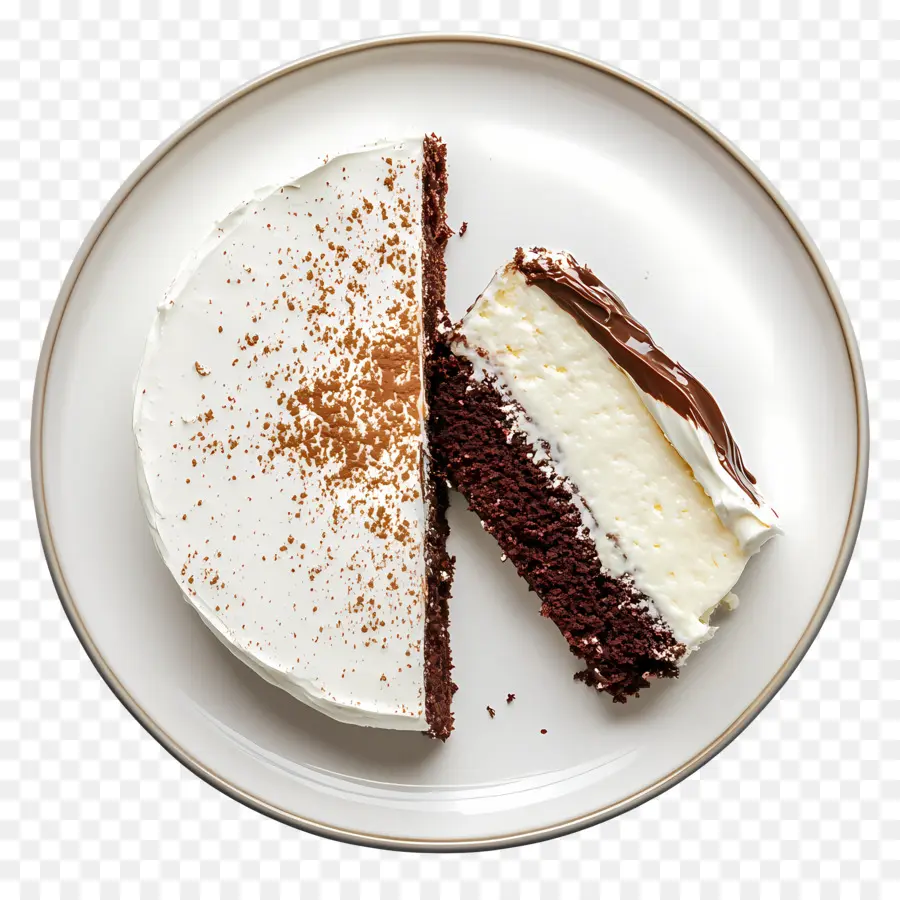 Fatia De Bolo，Bolo De Chocolate PNG