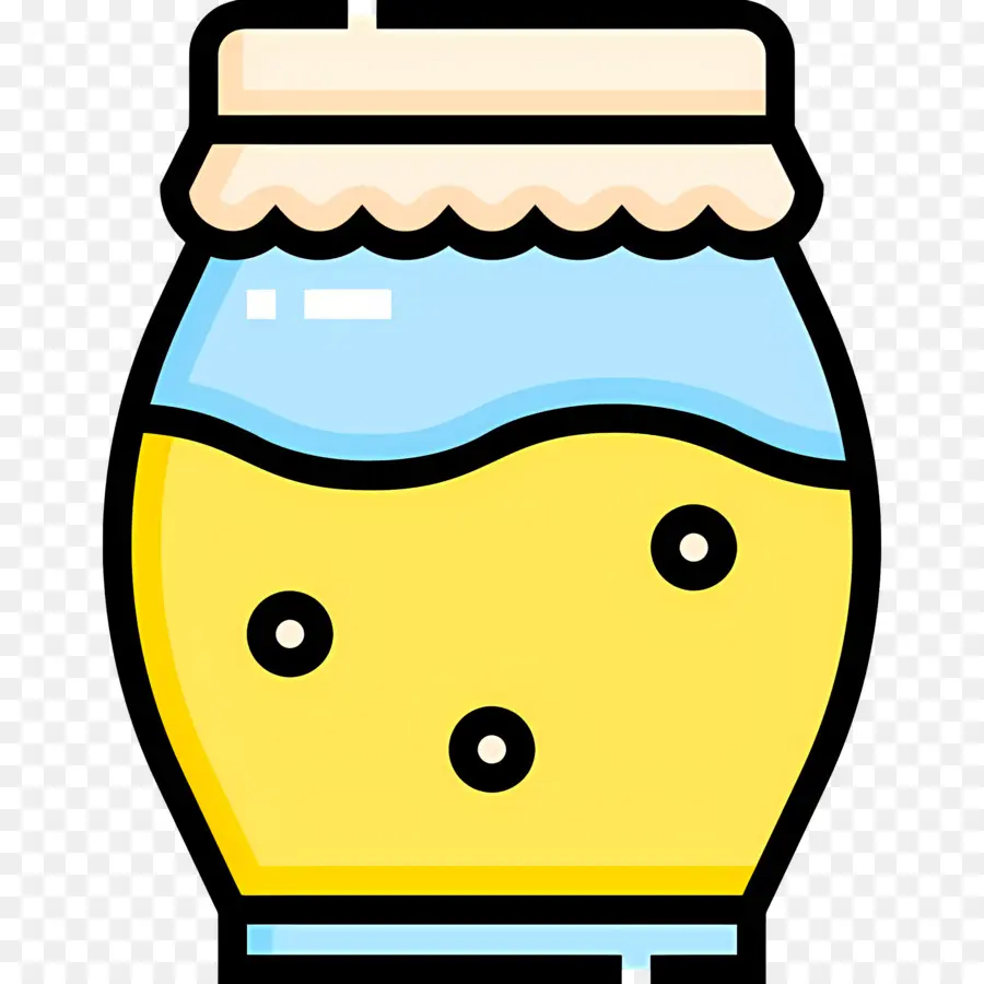 Ghee，Frasco Amarelo PNG